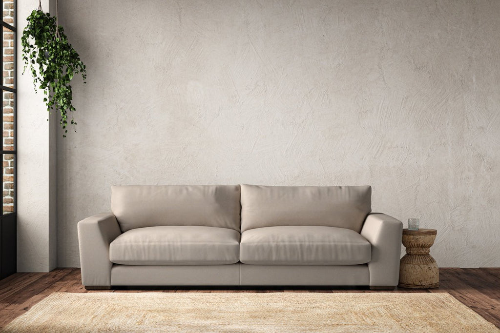 Guddu Grand Sofa - Recycled Cotton Natural-nkuku