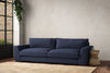 Guddu Grand Sofa - Recycled Cotton Navy-nkuku