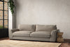 Guddu Grand Sofa - Recycled Cotton Stone-nkuku