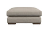 Guddu Large Footstool - Brera Linen Granite-nkuku