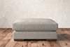 Guddu Large Footstool - Brera Linen Natural-nkuku