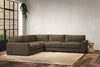 Guddu Large Left Hand Corner Sofa - Brera Linen Chestnut-nkuku