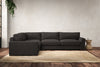 Guddu Large Left Hand Corner Sofa - Brera Linen Espresso-nkuku