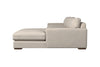 Guddu Large Right Hand Chaise Sofa - Brera Linen Granite-nkuku