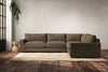 Guddu Large Right Hand Corner Sofa - Brera Linen Chestnut-nkuku