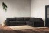 Guddu Large Right Hand Corner Sofa - Brera Linen Espresso-nkuku