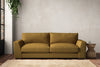 Guddu Large Sofa - Recycled Cotton Ochre-nkuku