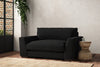 Guddu Love Seat - Brera Linen Charcoal-nkuku