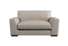 Guddu Love Seat - Brera Linen Charcoal-nkuku