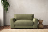 Guddu Love Seat - Brera Linen Sage-nkuku