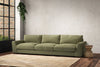 Guddu Super Grand Sofa - Brera Linen Sage-nkuku