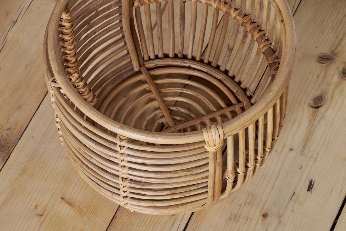 Haramu Rattan Basket - Natural