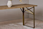 Hanita Mango Wood Folding Dining Table-nkuku