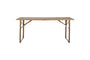 Hanita Mango Wood Folding Dining Table-nkuku