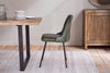 Harsha Leather Dining Chair - Rich Green-nkuku