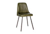 Harsha Leather Dining Chair - Rich Green-nkuku