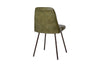 Harsha Leather Dining Chair - Rich Green-nkuku