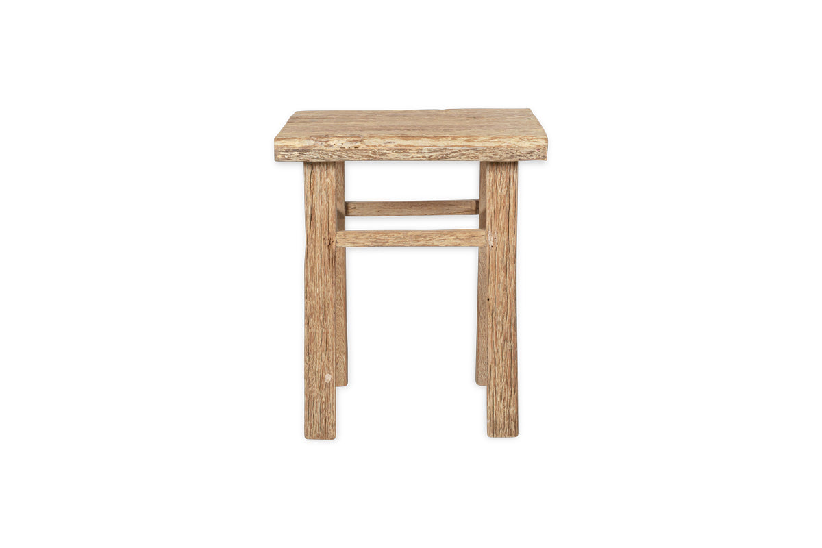 Ibo Reclaimed Wood Side Table - Natural