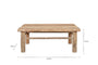 Ibo Reclaimed Wood Coffee Table - Natural