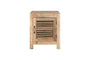 Ibo Reclaimed Wooden Slatted Cabinet – Natural - Small