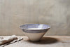 Indigo Drop Serving Bowl - Cream & Indigo - Large