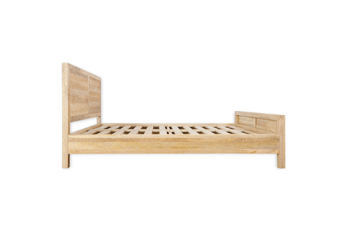 Indali Mango Wood Bed - Natural - King