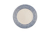 Indigo Drop Dinnerware Set - Cream & Indigo (Set of 12)