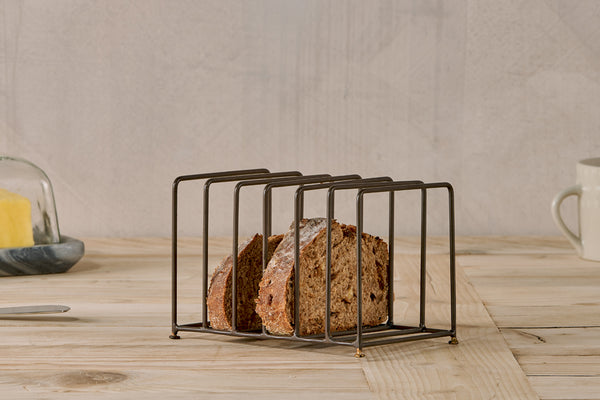 Inkollu Toast Rack - Aged Brass