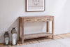 Ibo Reclaimed Wood 3 Drawer Console Table - Natural-nkuku