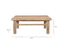 Ibo Reclaimed Wood Coffee Table - Natural- nkuku