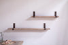 Ibo Reclaimed Wood & Iron Shelf - Natural-nkuku