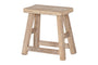 Ibo Reclaimed Wood Low Stool - Natural- nkuku