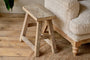 Ibo Reclaimed Wood Low Stool - Natural- nkuku