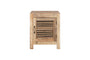 Ibo Reclaimed Wooden Slatted Cabinet – Natural - Small-nkuku