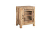 Ibo Reclaimed Wooden Slatted Cabinet – Natural - Small-nkuku