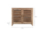 Ibo Reclaimed Wooden Slatted Sideboard - Natural-nkuku