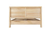 Indali Mango Wood Bed - Natural - Super King-nkuku