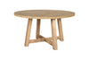 Indali Mango Wood Round Dining Table - Large-nkuku