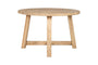 Indali Mango Wood Round Dining Table - Small-nkuku