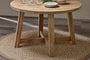 Indali Mango Wood Round Dining Table - Small-nkuku