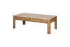 Ira Travertine & Mango Wood Coffee Table - Natural- nkuku