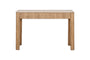 Ira Travertine & Mango Wood Console Table - Natural- nkuku