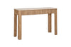 Ira Travertine & Mango Wood Console Table - Natural- nkuku