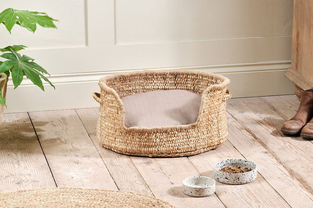 Jaiyuh Hemp Pet Bed - Natural - Small-nkuku