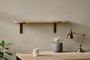 Japhali Mango Wood And Iron Shelf - Medium-nkuku