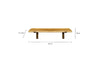 Japhali Mango Wood And Iron Shelf - Medium-nkuku