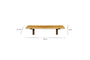 Japhali Mango Wood And Iron Shelf - Medium-nkuku