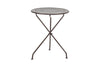 Jeavika Iron Outdoor Bistro Table - Black-nkuku