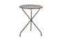 Jeavika Iron Outdoor Bistro Table - Black-nkuku