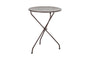 Jeavika Iron Outdoor Bistro Table - Black-nkuku